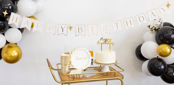 Gold Stripes Party Cups