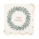 Gold Foil Floral Dessert Plate