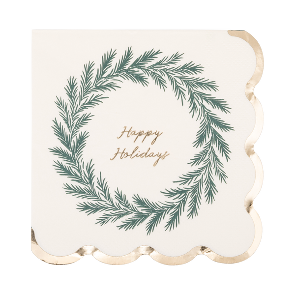 Gold Foil Floral Dessert Plate
