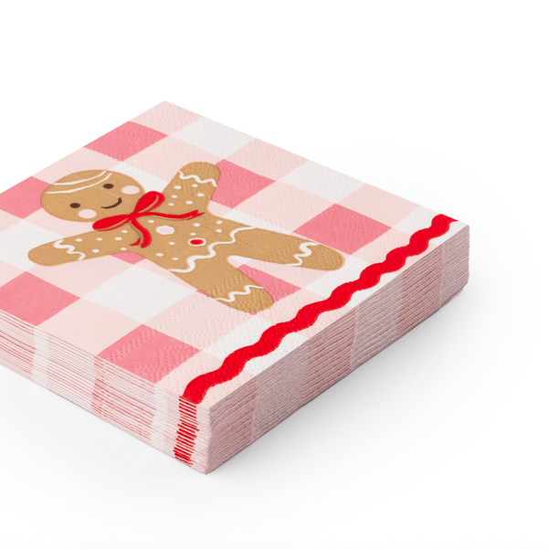 Sweet Gingerbread Napkins (Set of 20)
