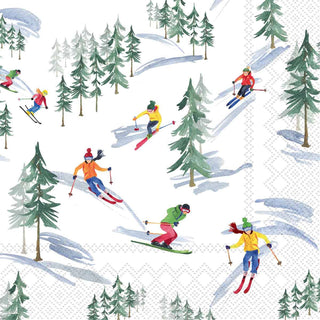 Down The Slope Cocktail Napkins