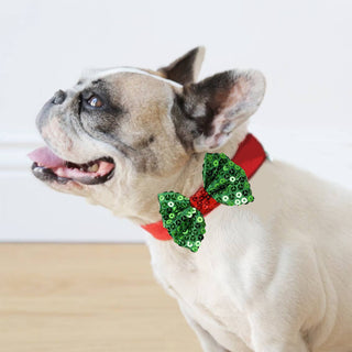 Christmas Dog Bow Tie