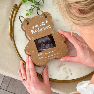 We Can Bearly Wait Baby Shower Prediction & Advice Card Keepsake Book - 50 Cards