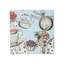 Alice in Wonderland Blue Cocktail Napkins