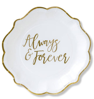 Always & Forever Luncheon Plates