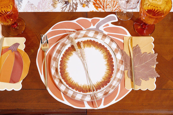 Autumn Leaf Napkins | Oh So Fancy Party