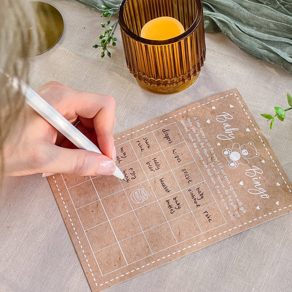 Baby Shower BINGO Cards | Oh So Fancy Party