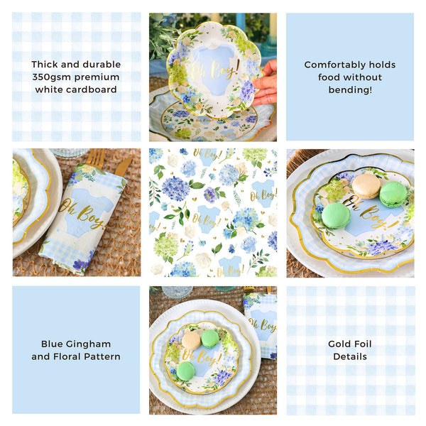 Baby in Bloom Boy Baby Shower | Oh So Fancy Party
