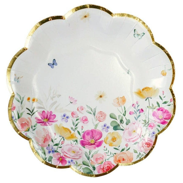 Baby in Bloom Baby Shower 64 Piece Tableware Bundle