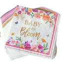 Baby in Bloom Baby Shower 64 Piece Tableware Bundle