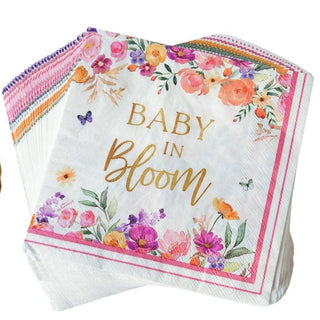 Baby in Bloom Baby Shower Napkins
