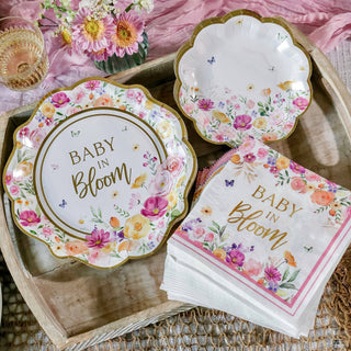 Baby in Bloom Shower Set - Oh So Fancy Party