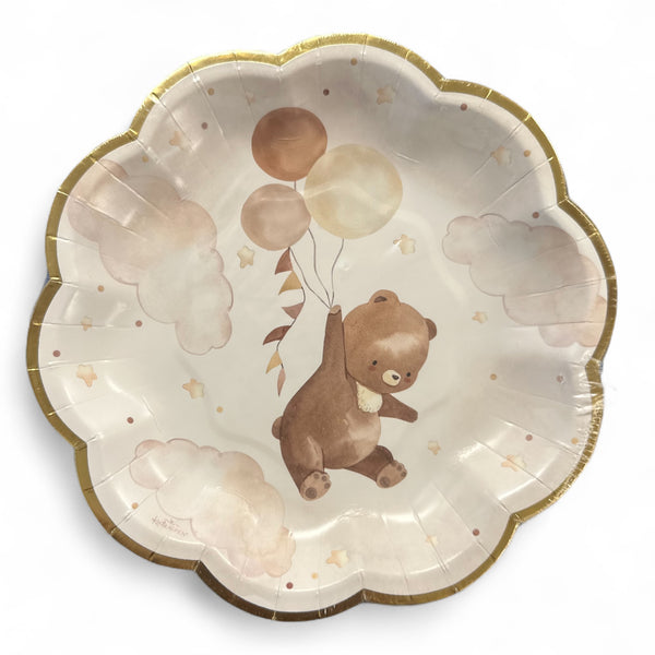 Bear Baby Shower Dessert Plate