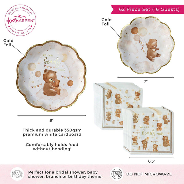 We Can Bearly Wait Baby Shower Bundle