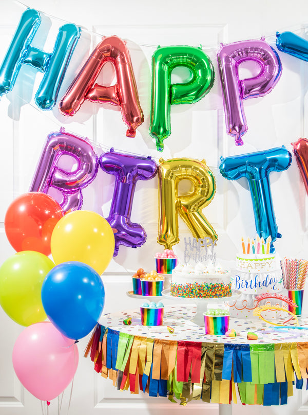 Birthday Latex Balloons Assortment