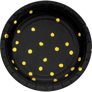 Black Velvet Dessert Plates