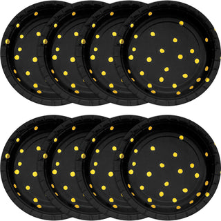 Black Velvet Dessert Plates