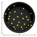 Black Velvet Dessert Plates