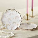 Boho Rainbow Baby Dinner Plates