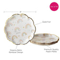 Boho Rainbow Baby Dinner Plates Dimensions