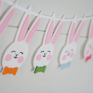Bunnies Bowtie Garland | Oh So Fancy Party