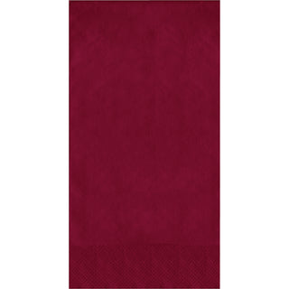 Burgundy Dinner Paper Napkins | 100 Count