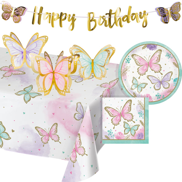 Butterfly Shimmer 6.5" Luncheon Napkins
