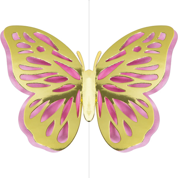 Butterfly Shimmer Hanging Decorations – Set of 3