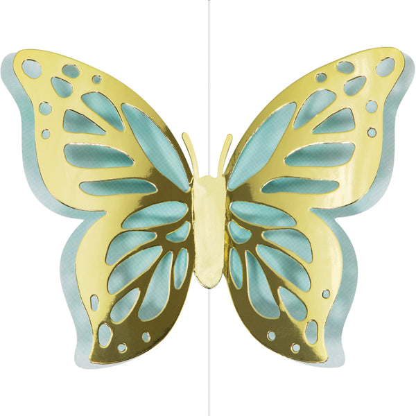Butterfly Shimmer Hanging Decorations – Set of 3