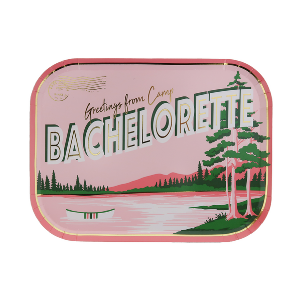Camp Bachelorette Postcard Flex Cups