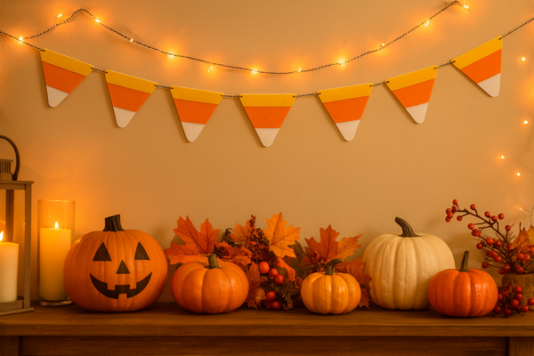 Candy Cane Garland Halloween Party | Oh So Fancy Party