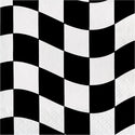 Checkered Flag Racing Napkins - Large Dinner Size Party Supplies