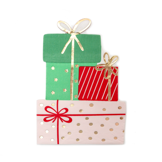 Christmas Present Napkins | Oh So Fancy Party