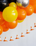 Cone Banner with Balloons