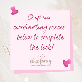 Promotional text card with 'oh so fancy' branding on a light background