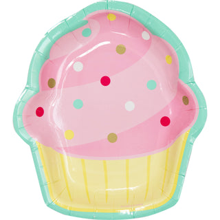 Cupcake Party Plates