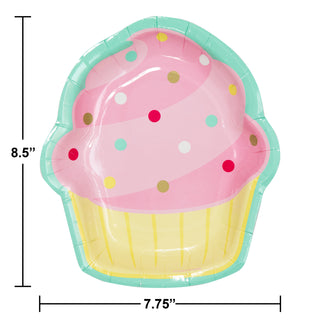 Cupcake Party Plates