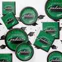 Congrats Graduate Green 108 Piece Tableware Bundle