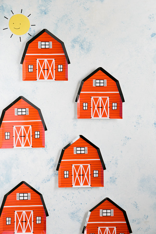 Red Barn Plates