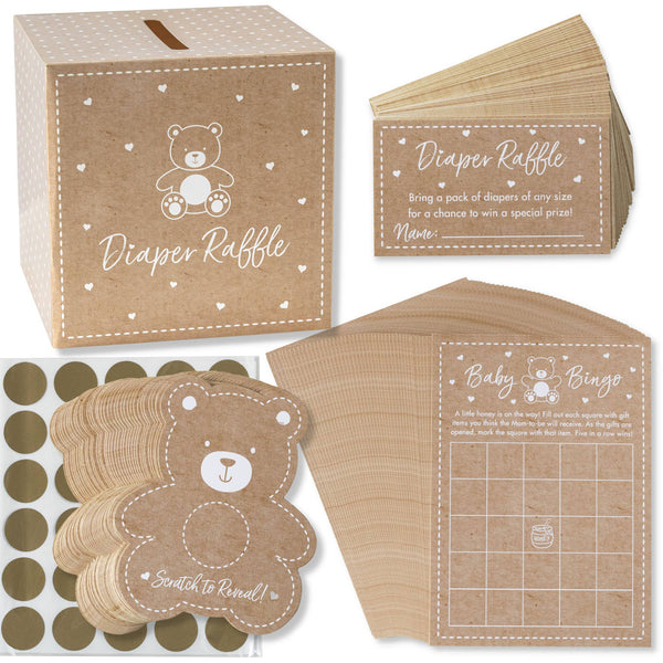 Diaper Raffle and Baby Shower Kit | Oh So Fancy Party