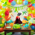 Dinosaur Shaped Birthday Banner