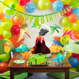 Dinosaur Shaped Birthday Banner