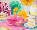 Girl Dinosaur Dessert Plates
