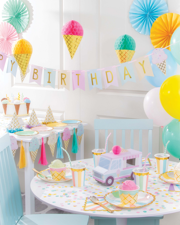 Ice Cream Party Centerpiece