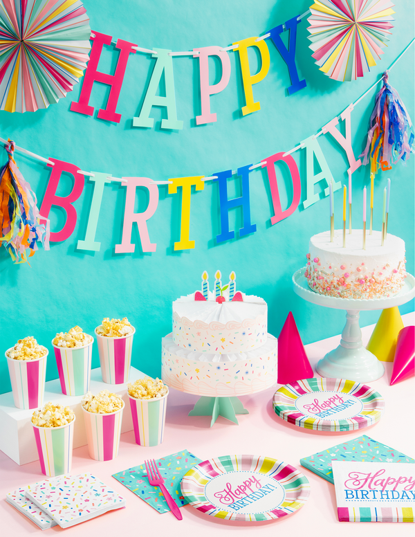 Birthday Brights Paper Cups | 8 Pack