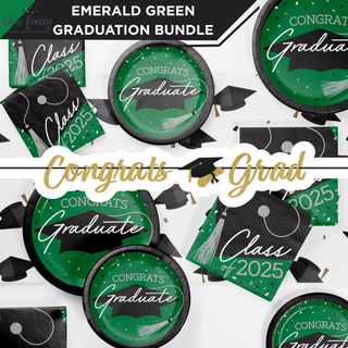 Emerald Green Graduation Bundle