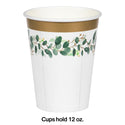 Eucalyptus Gold Tableware Bundle - Perfect for Showers and Weddings!