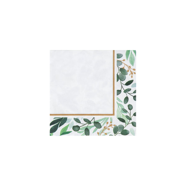 Eucalyptus Gold Tableware Bundle - Perfect for Showers and Weddings!