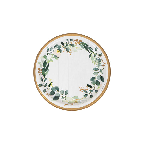 Eucalyptus Gold Tableware Bundle - Perfect for Showers and Weddings!
