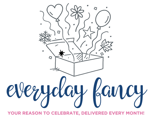 Everyday fancy logo with box